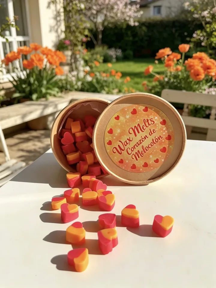 Wax Melts Corazón de Melocotón